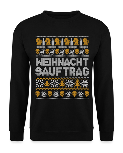Weihnachtsauftrag Pulli - black