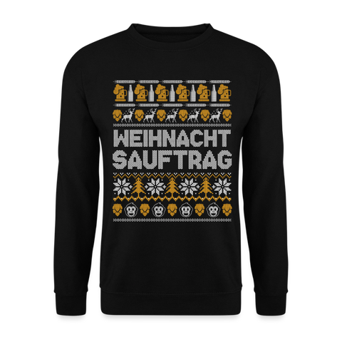 Weihnachtsauftrag Pulli - black