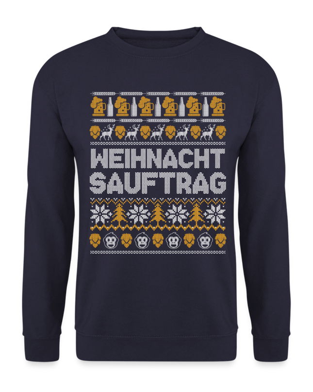 Weihnachtsauftrag Pulli - navy