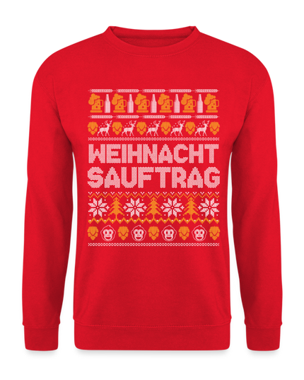 Weihnachtsauftrag Pulli - red