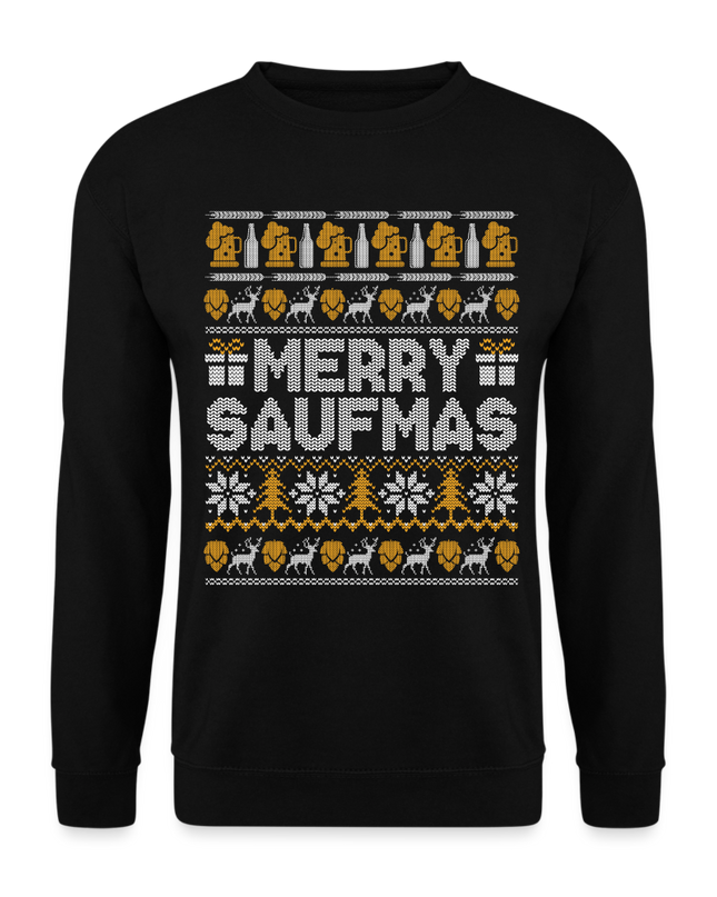 Merry Saufmas Pulli - black