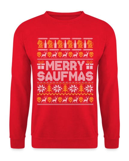 Merry Saufmas Pulli - red