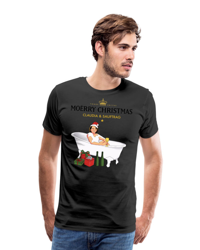 Claudia & Sauftrag Premium T-Shirt - black