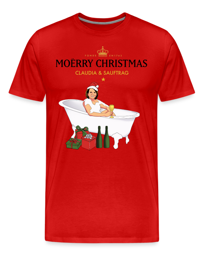 Claudia & Sauftrag Premium T-Shirt - red