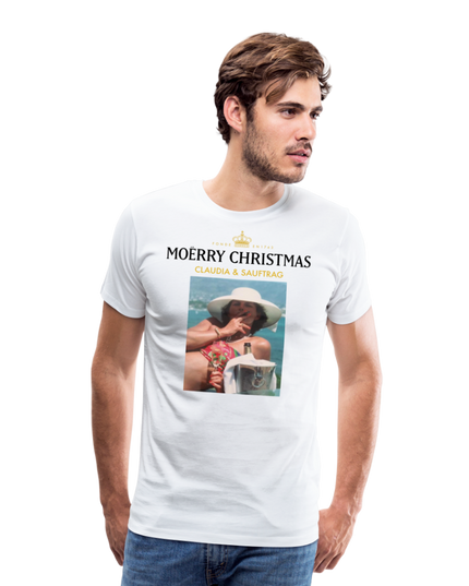 Claudia & Sauftrag Premium T-Shirt - white