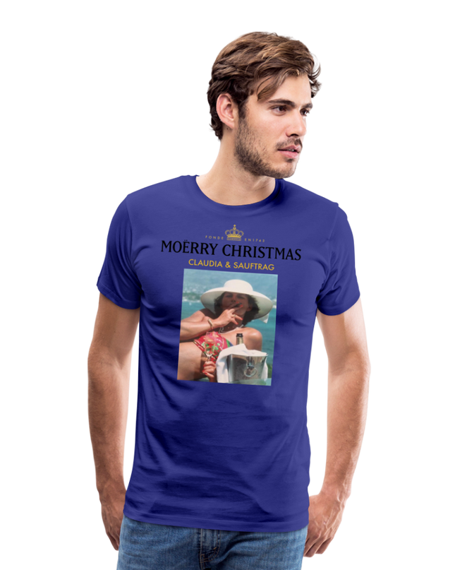 Claudia & Sauftrag Premium T-Shirt - royal blue