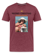 heather burgundy / S