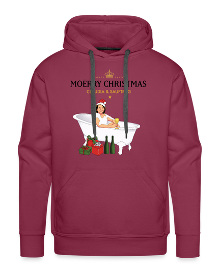 MOËRRY CHRISTMAS Premium Hoodie - bordeaux