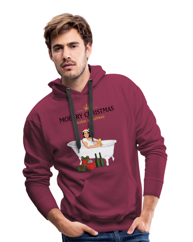 MOËRRY CHRISTMAS Premium Hoodie - bordeaux