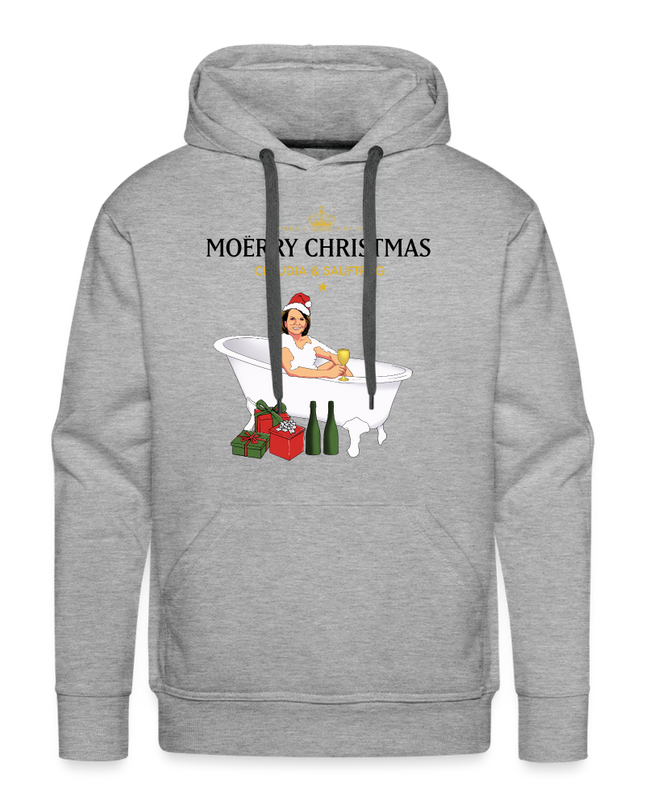 MOËRRY CHRISTMAS Premium Hoodie - heather grey