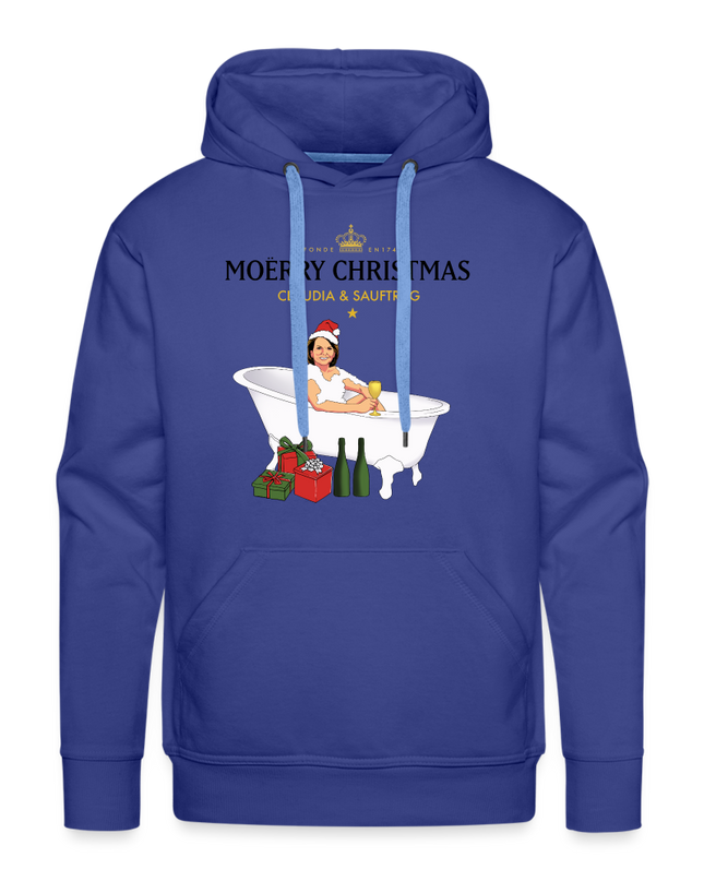 MOËRRY CHRISTMAS Premium Hoodie - royal blue
