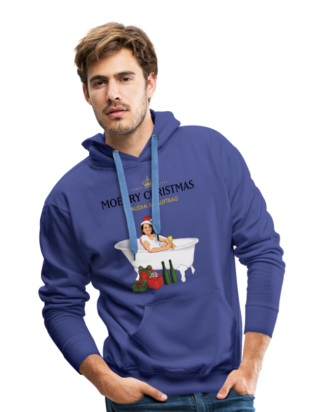MOËRRY CHRISTMAS Premium Hoodie - royal blue