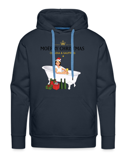 MOËRRY CHRISTMAS Premium Hoodie - navy