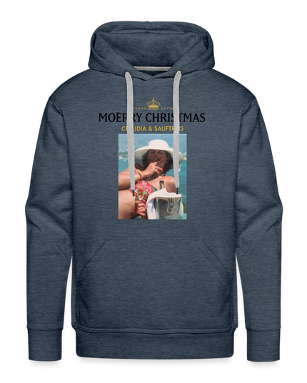 MOËRRY CHRISTMAS Premium Hoodie - heather denim
