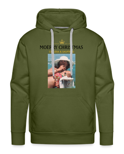 MOËRRY CHRISTMAS Premium Hoodie - olive green