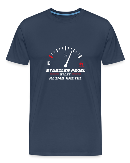 "Stabiler Pegel" -  Premium T-Shirt - Navy