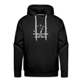 "Stabiler Pegel" - Premium Hoodie - Schwarz