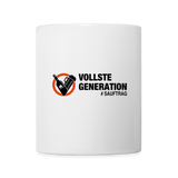 "Vollste Generation" Tasse - weiß