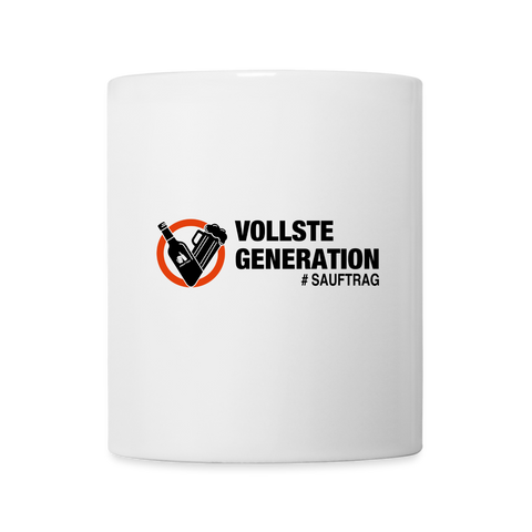 "Vollste Generation" Tasse - weiß