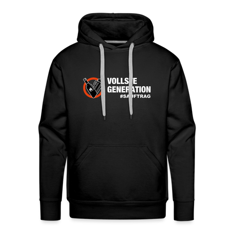 "Vollste Generation" - Männer Hoodie - Schwarz