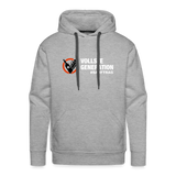 "Vollste Generation" - Männer Hoodie - Grau meliert