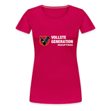 "Vollste Generation" - Frauen T-Shirt - dunkles Pink