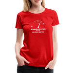 "Stabiler Pegel" - Frauen Premium T-Shirt - Rot