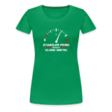 "Stabiler Pegel" - Frauen Premium T-Shirt - Kelly Green