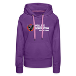 "Vollste Generation" - Frauen Hoodie - Purple