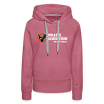 "Vollste Generation" - Frauen Hoodie - Malve