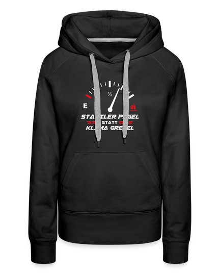 Frauen Premium Hoodie - Schwarz