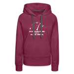 Frauen Premium Hoodie - Bordeaux