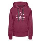 Frauen Premium Hoodie - Bordeaux