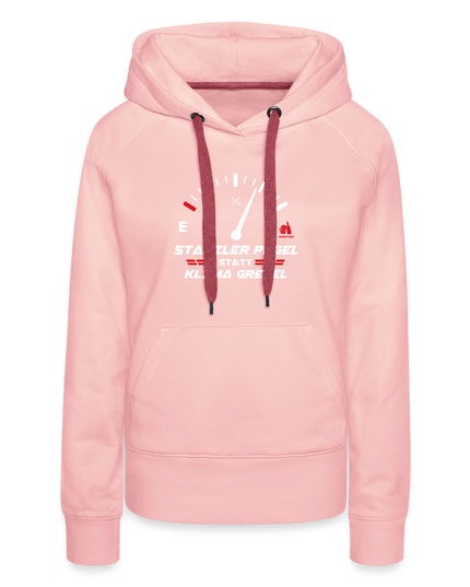 Frauen Premium Hoodie - Kristallrosa