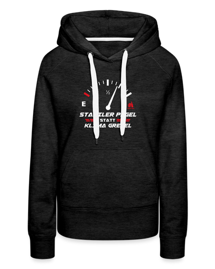 Frauen Premium Hoodie - Anthrazit